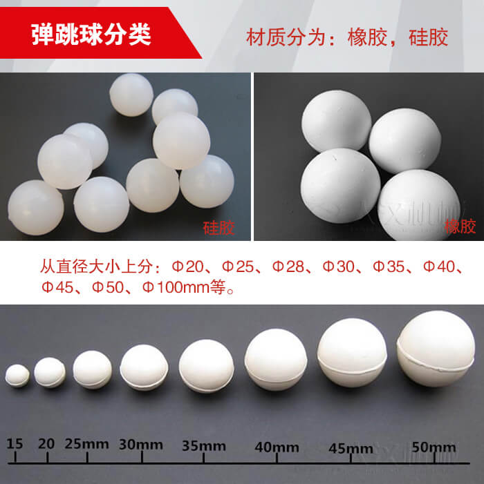 彈跳球由：硅膠于橡膠兩種材質。不同材質有不同的優(yōu)勢。